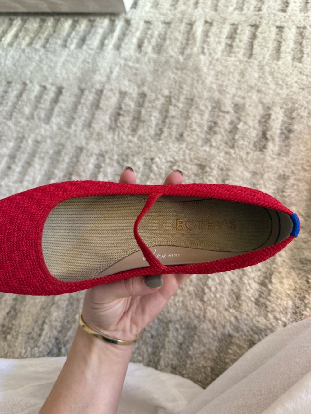 Rothy's Red Mary Jane Flats - Picture 4 of 5